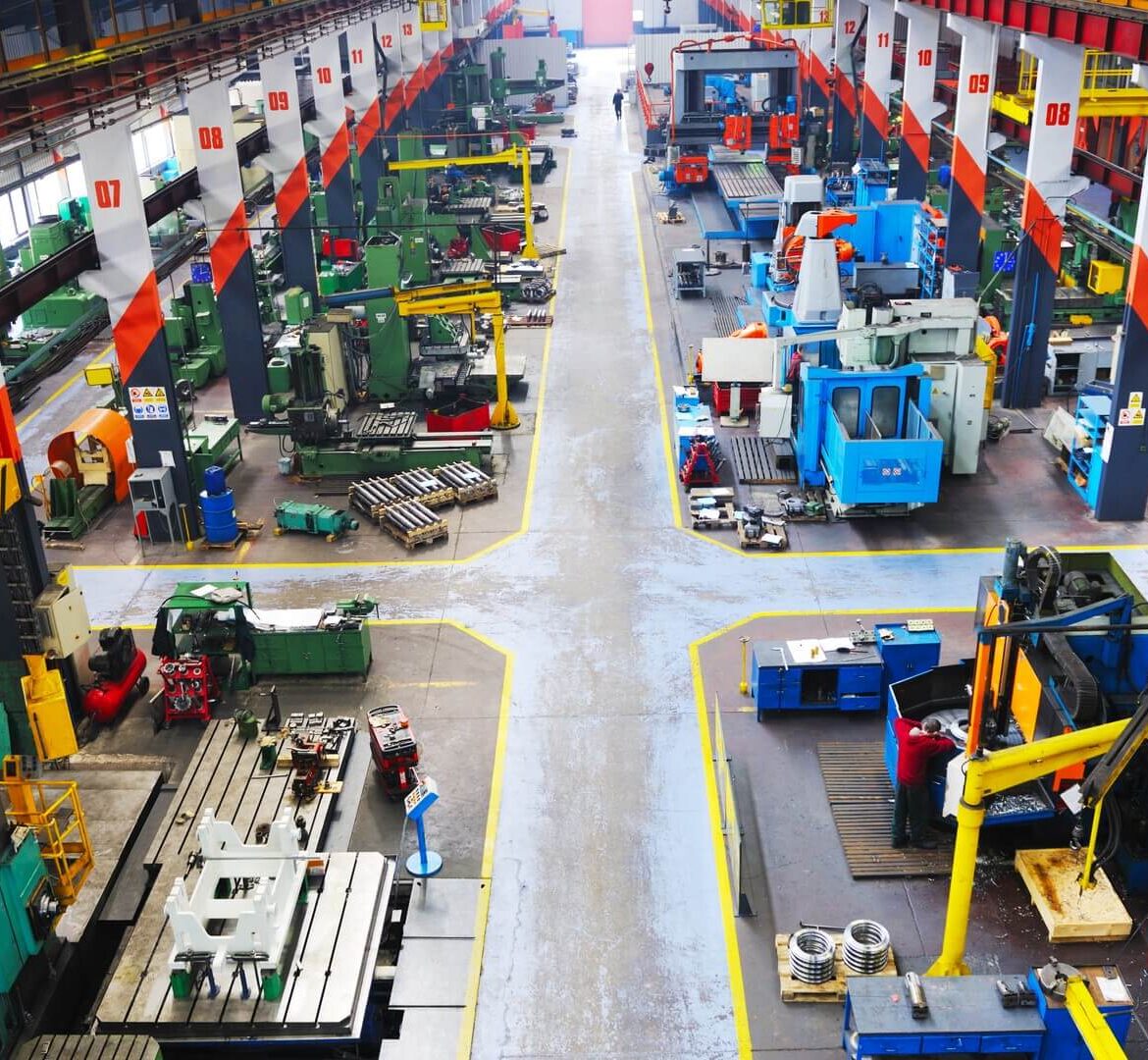 metal industy factory indoor